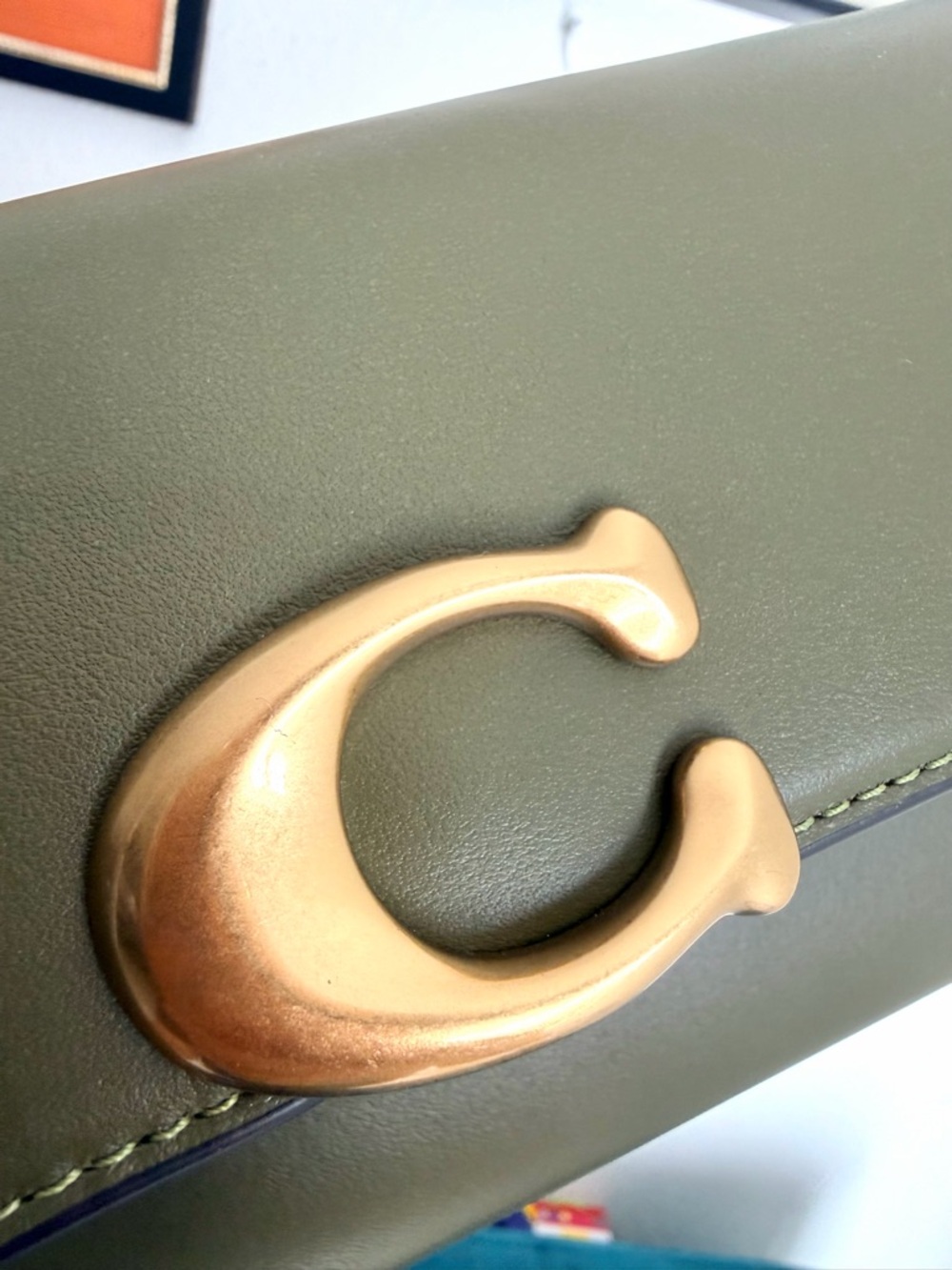 Coach Jet Shoulder Bag in Olive - Picture 10 of 10